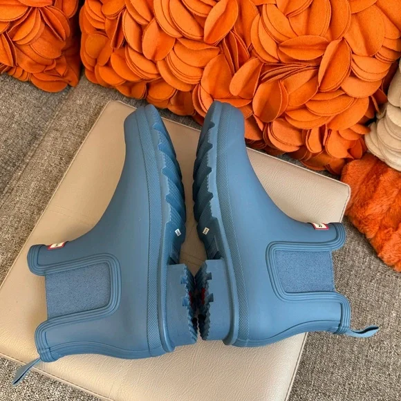 ❣️🆕HUNTER Original Chelsea Waterproof Boots in Borrowed Blue❣️ - Picture 8 of 10